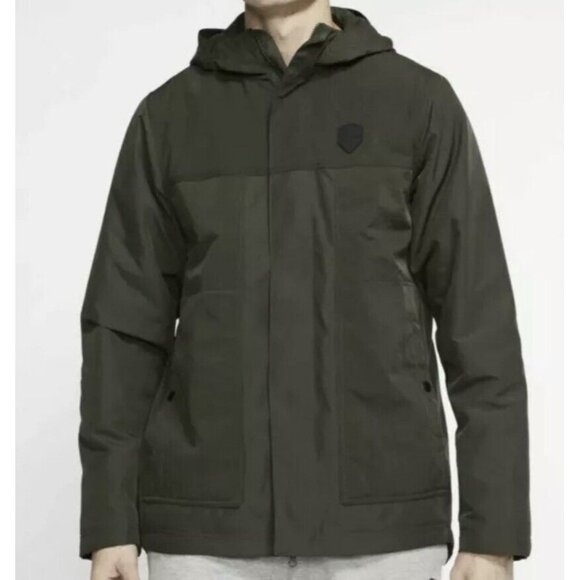 Nike Other - Nike Lebron James Protect Therma Jacket Sequoia  Green AT3902 355 Men’s Sz L
